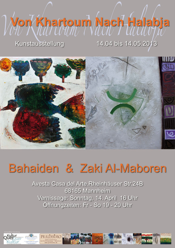 Ausstellung Bahaiden u Zaki Al-Maboren